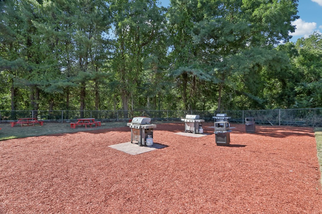 Grill Stations at Heritage at the River, Manchester, NH, 03102