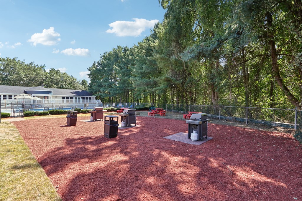 Park Like Setting at Heritage at the River, Manchester, New Hampshire