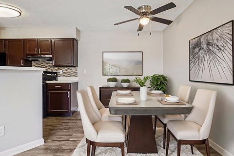 Dining Room at Deer Crest Apartments, Broomfield, 80020
