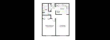 A2 Floor Plan at Heritage at the River, Manchester, NH, 03102