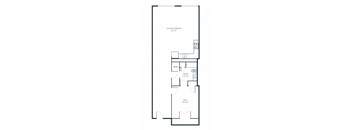 A6 1 Bed 1 Bath Floor Plan Layout at Riverwalk Apartments, Lawrence, Massachusetts