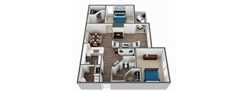 2 Bed 2 Bath + Sunroom at Heritage at Waters Landing, Germantown