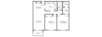 B4 Floor Plan at Heritage at the River, New Hampshire