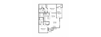 B2-2x2-1004sqft. at Sweetwater At Metro North, Arizona, 85029