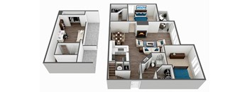 2 Bed 3 Bed + Sunroom at Heritage at Waters Landing, Maryland, 20874