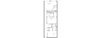 B9 2 Bed 2 Bath Floor Plan Layout at Riverwalk Apartments, Lawrence, MA 01843