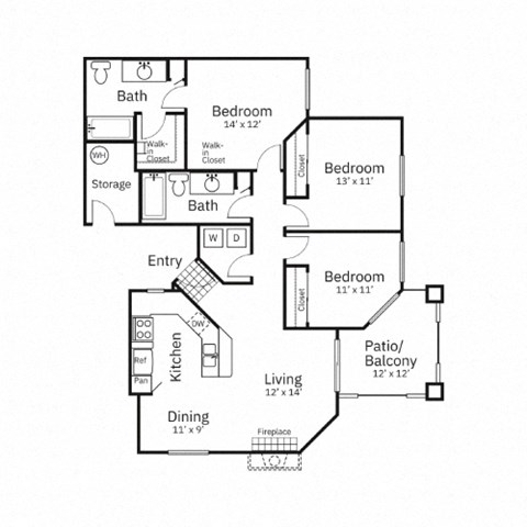 C1-3x2-1248sqft. at Sweetwater At Metro North, Arizona, 85029