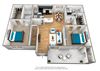 2 bedroom 2 bath floor plan 2 bedroom 2 bath floor plan at The Parkway at Hunters Creek, Orlando