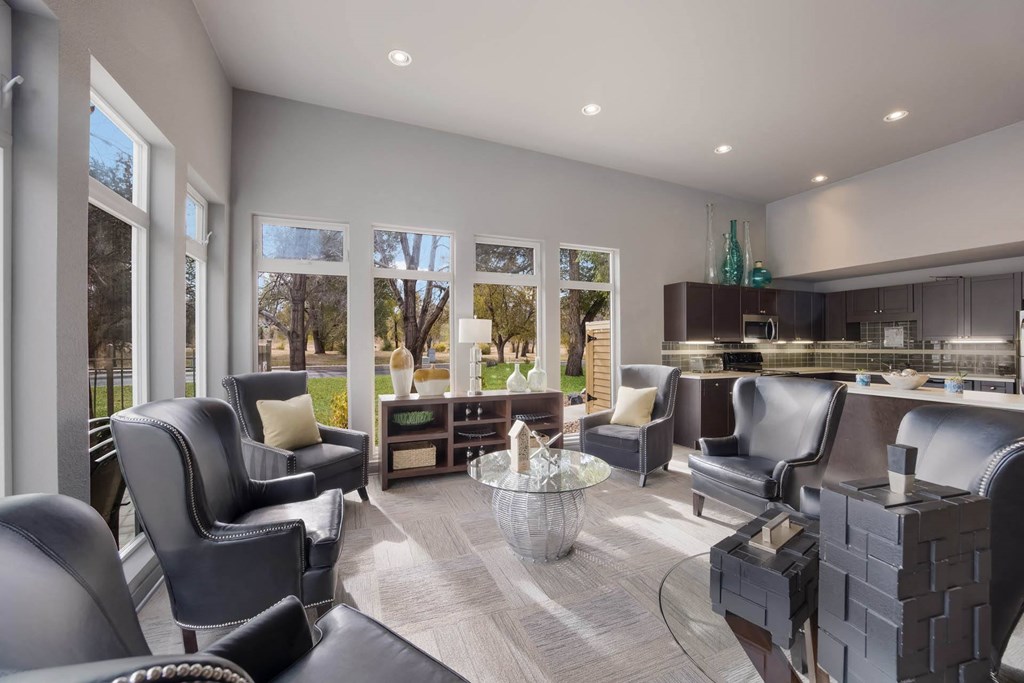 Inside clubhouse at Woodland Hills Apartments, Colorado Springs, CO, 80918