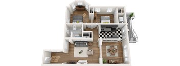 B6 - 2x1 - 831 sq. ft. at The Collection, Richmond