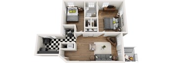 B8 - 2x1 - 940 sq. ft. at The Collection, Virginia