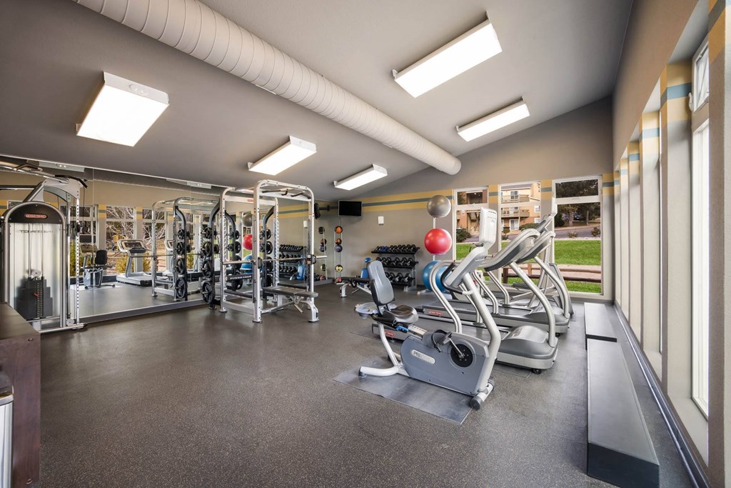 Cardio Machines at Woodland Hills Apartments, CO, 80918