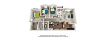 The Lookout - C1 -  3 bedroom 2 bathroom- 1,228 sq. ft. at Heritage at the Peak, Asheville, 28804