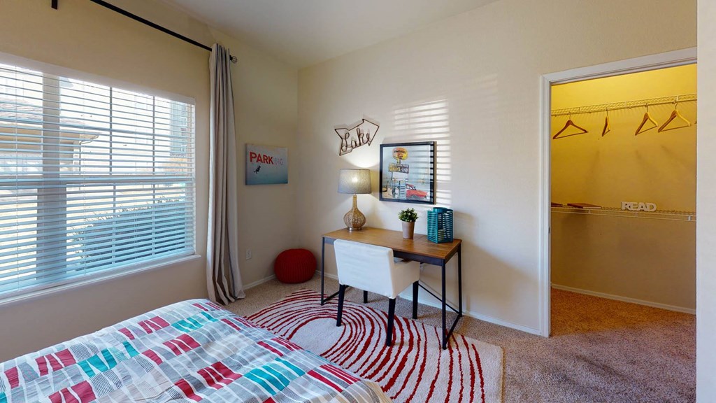 Bedroom with Walk In Closet at Heritage at Stone Mountain, 80233