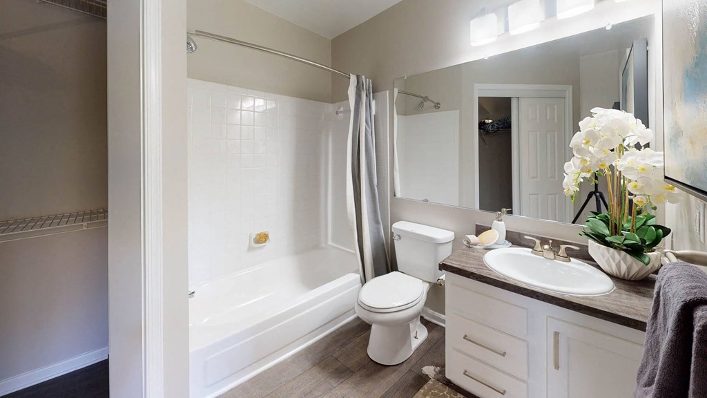 Soaking Tubs With Ceramic Tile at Heritage at Waters Landing, Maryland