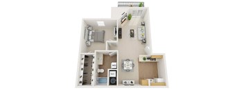 Jemez Floor Plan at Mountain Run Apartments, Albuquerque, NM