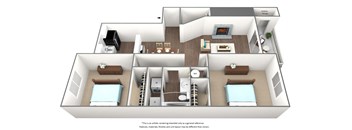 Juniper Floor Plan at Union Heights Apartments, Colorado