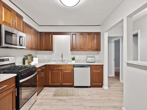 Fully Equipped Kitchen at Heritage at the River, Manchester