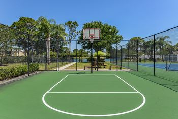 Outdoor Basketball Court at Lakeside Glen Apartments, Melbourne