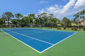 Full Size Tennis Court at Lakeside Glen Apartments, Melbourne
