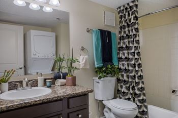 Granite Counters in bathroom at Mountain Run Apartments, Albuquerque