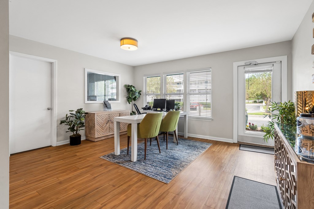 Leasing office at Lofts of Wilmington, Wilmington, NC