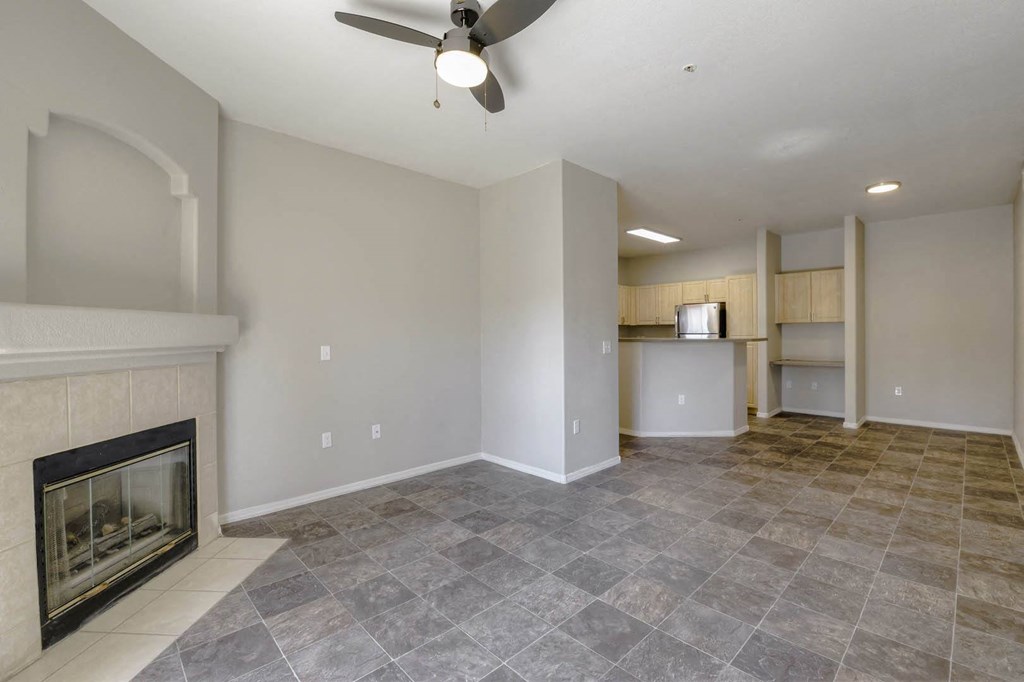 Living Room with Fireplace at Sweetwater At Metro North, Phoenix, 85029