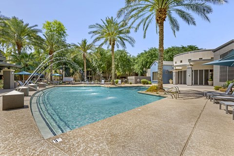 Pristine swimming pool at Sweetwater At Metro North Apartments, Arizona