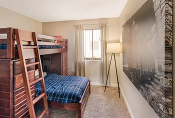 Small Bedroom Small Bedroom at 2900 Lux Apartment Homes, Las Vegas, 89102 - Photo Gallery 6