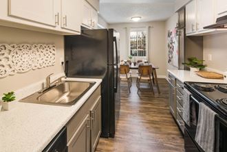 Fully Equipped Kitchen at 2900 Lux Apartment Homes, Las Vegas, Nevada - Photo Gallery 3
