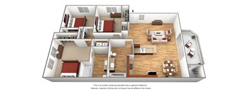 Fairwood Floor Plan at Arcadia Townhomes, Federal Way, 98023