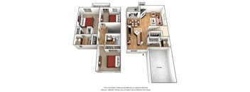 Greenwood Floor Plan at Arcadia Townhomes, Washington