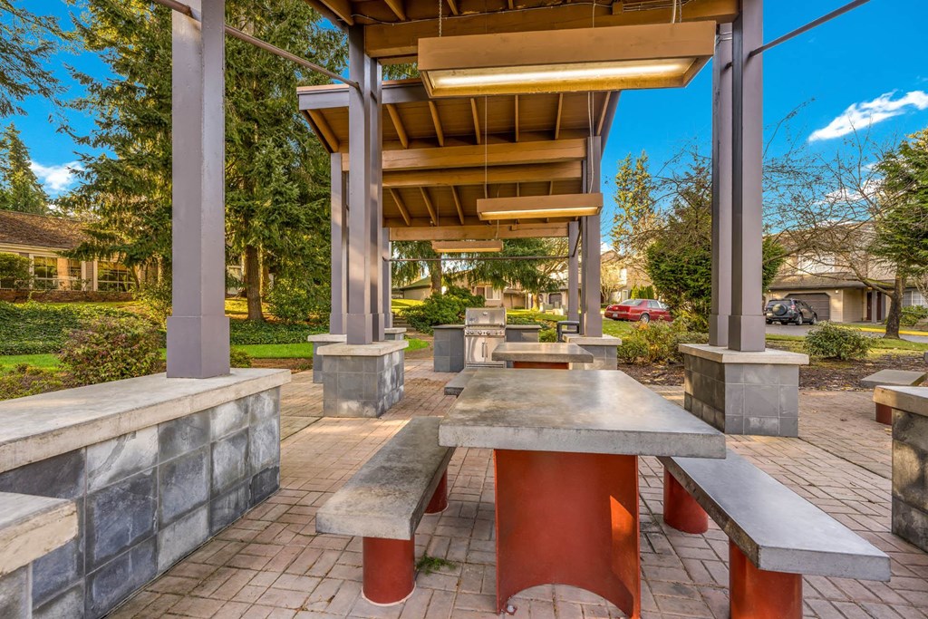 BBQ Area at Arcadia Townhomes, Federal Way, WA