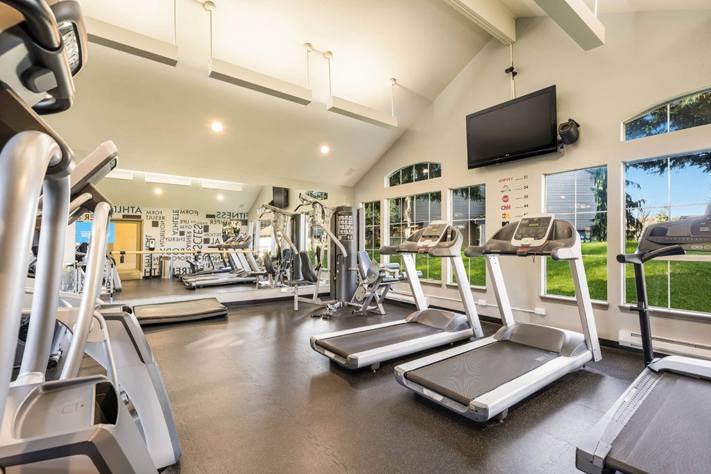 Fitness Center With Modern Equipment at Arcadia Townhomes, Federal Way, 98023