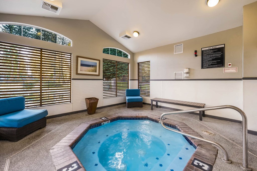 Indoor Jacuzzi at Arcadia Townhomes, Washington