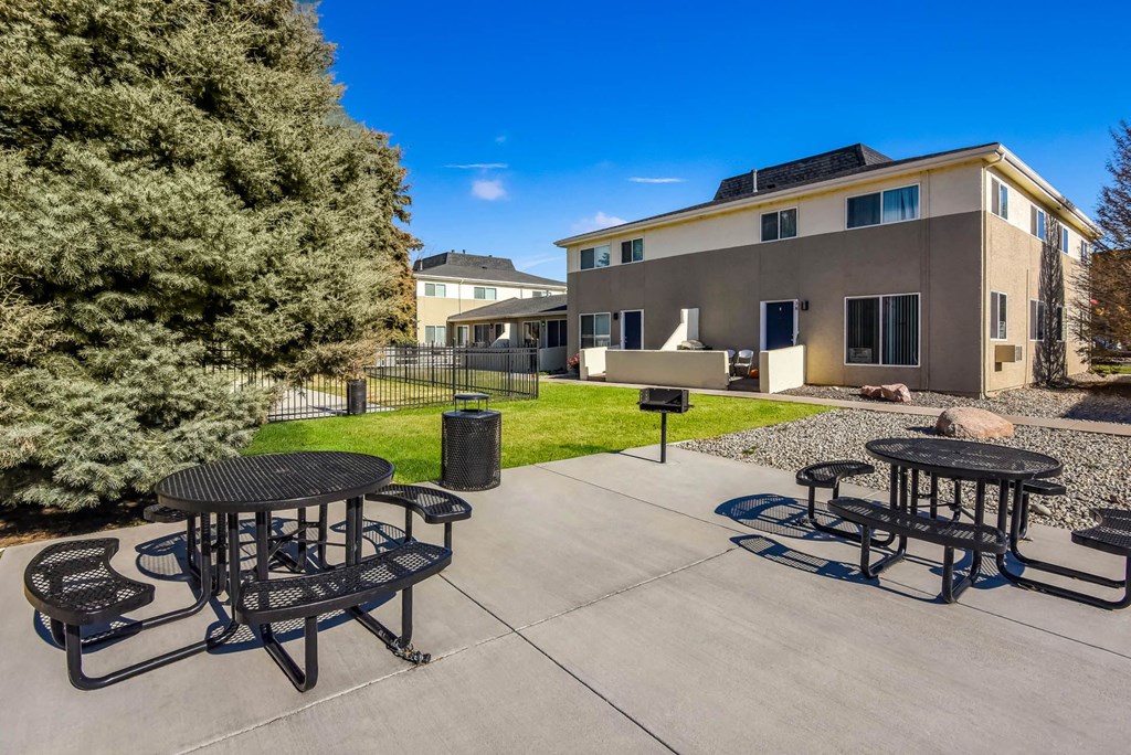 BBQ Area at Aspen Townhomes, Colorado Springs, CO, 80909