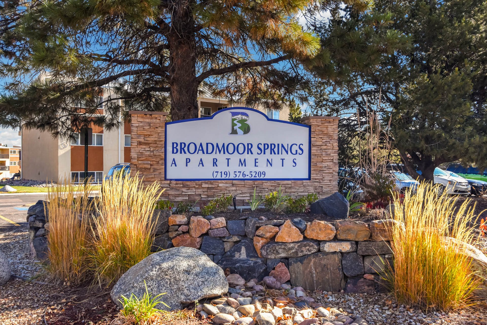 Property Signage at Broadmoor Springs, Colorado