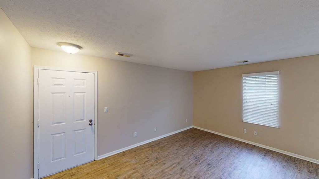 Bedroom with wooden floors at BrookStone Village, Cincinnati, Ohio