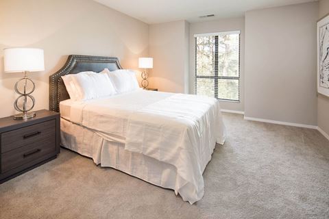 Bedroom with Carpeting at Canopy Glen, Georgia, 30093