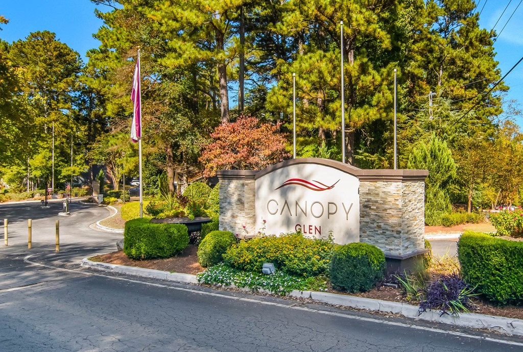 Property Entrance at Canopy Glen, Norcross