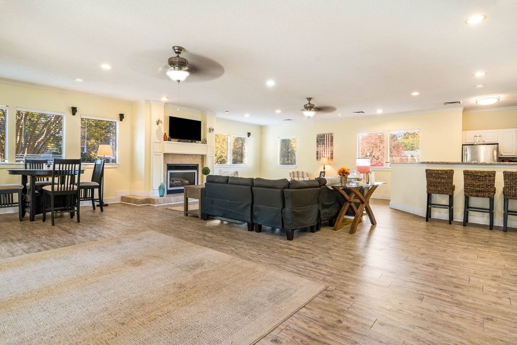 Resident Clubhouse at Cedar Springs Apartments, Raleigh, NC