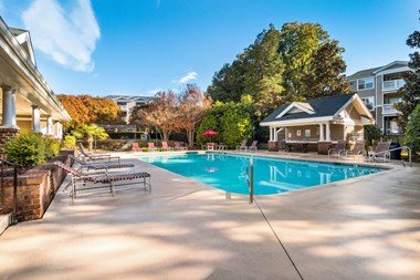 Swimming Pool With Relaxing Sundecks at Cedar Springs Apartments, North Carolina - Photo Gallery 2