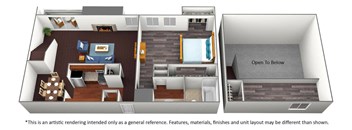 Wickiup Partly Renovated Floor Plan at Cliffs at Canyon Ridge, Ogden, Utah