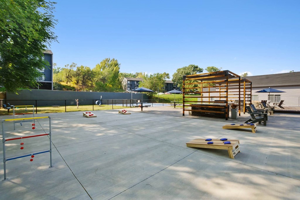 Outdoor Game Area at Cliffs at Canyon Ridge, Ogden, UT