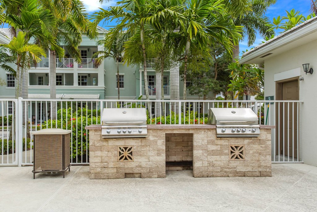 Grill Area at The Dakota, Jupiter, FL