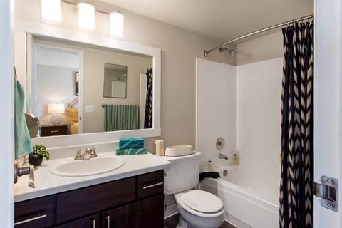 Bathroom at Deer Crest Apartments, Broomfield, CO, 80020