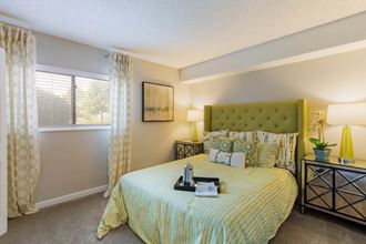 Bedroom with Carpeting at Deer Crest Apartments, Colorado, 80020 - Photo Gallery 3