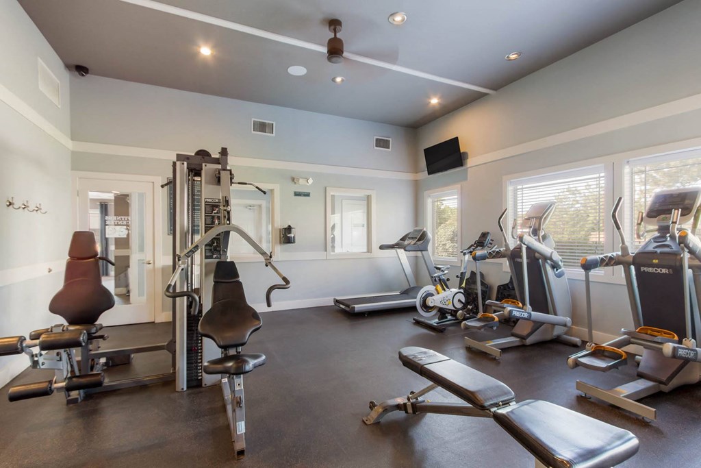 Fitness Center at Deer Crest Apartments, Broomfield, Colorado