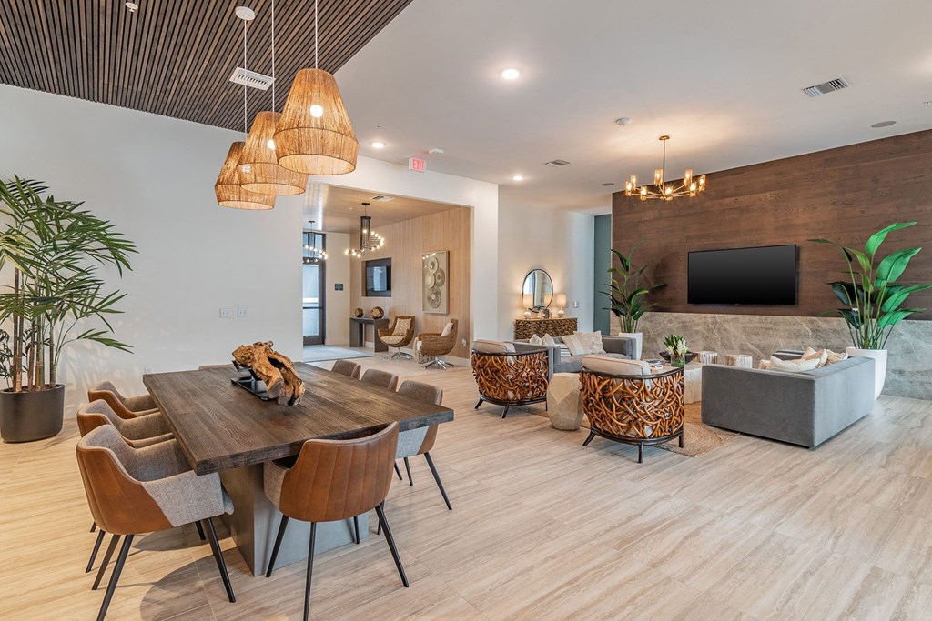 Spacious Clubhouse with Seating Areas at Edge75, Florida 34104