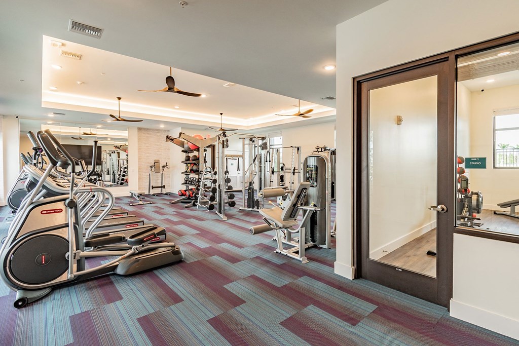 Fitness Center with Yoga Studio at Edge75, Florida